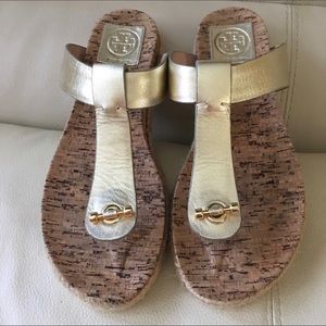 Tory Burch Gold Sandals